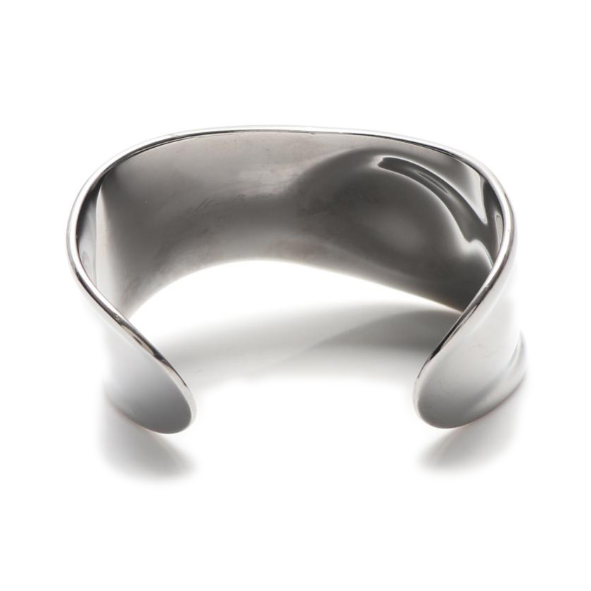 ティファニー(TIFFANY & Co.)ボーンカフ|バングル|ルテニウム|ガンメタル|ハイブランド・ブランド専門の中古通販サイト(552537)