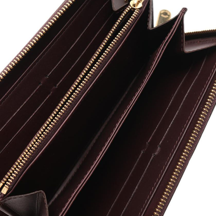 ルイヴィトン(LOUIS VUITTON)ジッピーウォレット|モノグラムヴェルニ|ラウンドファスナー長財布|レザー|アマラント|ハイブランド・ブランド専門の中古通販サイト(552806)
