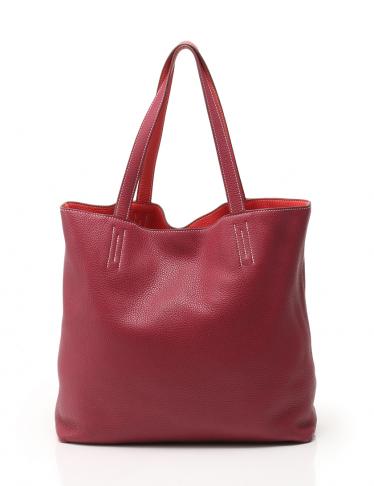 HERMES・バッグ・ドゥブルセンス45 リバーシブルトートバッグ トリヨンクレマンス □N刻印
