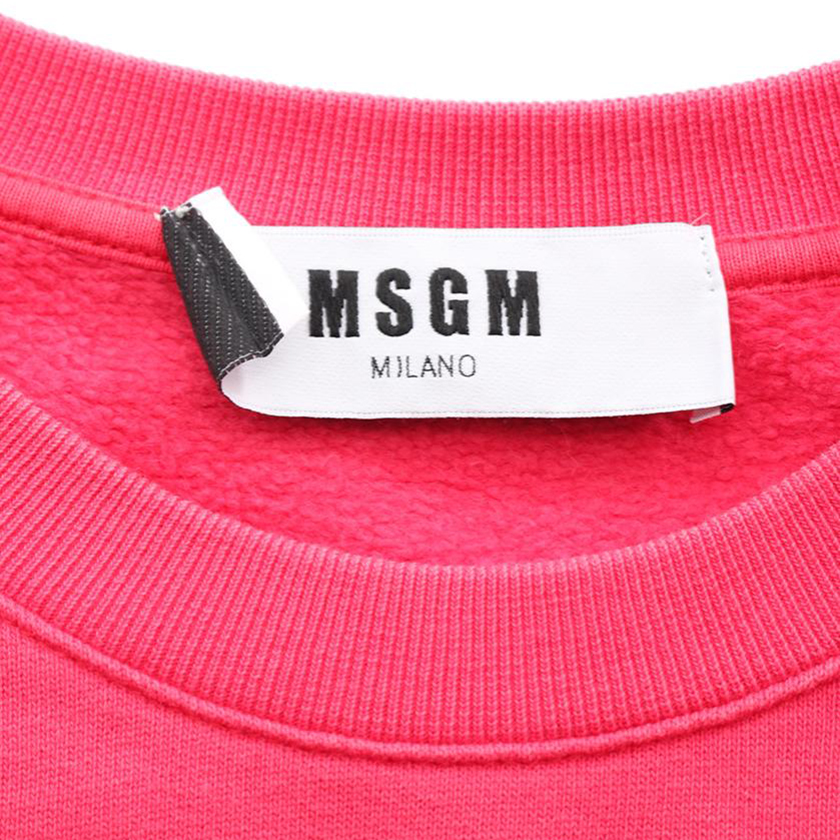 エムエスジーエム Msgm スウェット トレーナー ピンク ファー付き ハイブランド ブランド専門の中古通販サイト