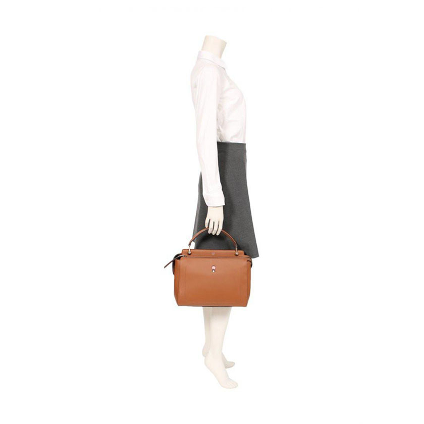 フェンディ(FENDI)ドットコム|ハンドバッグ|レザー|茶|ハイ ...