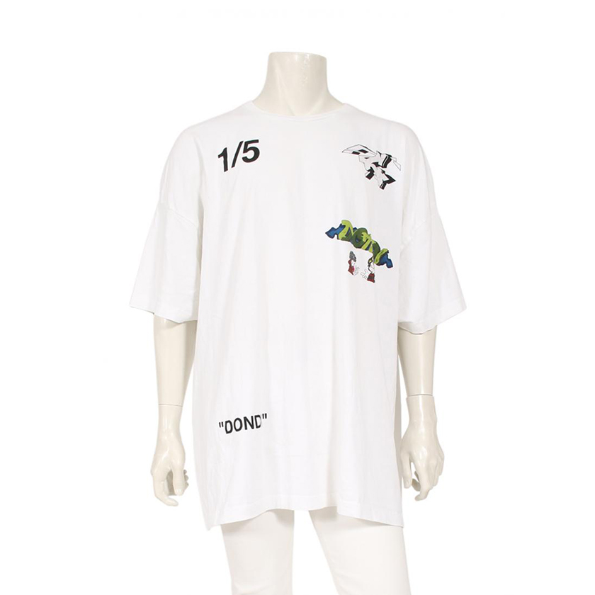 オフホワイト（OFF-WHITE）Tシャツ｜カットソー｜コットン｜白 