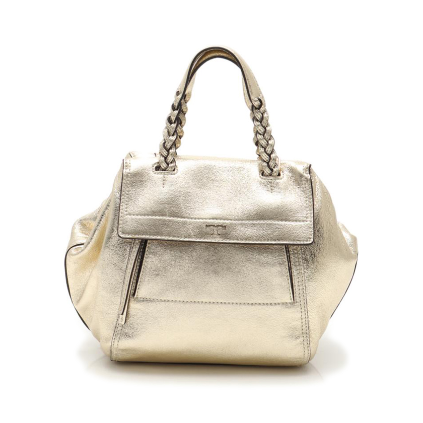 トリーバーチ(TORY BURCH)|ハンドバッグ|レザー|ゴールド|2WAY|ハイブランド・ブランド専門の中古通販サイト(560058)
