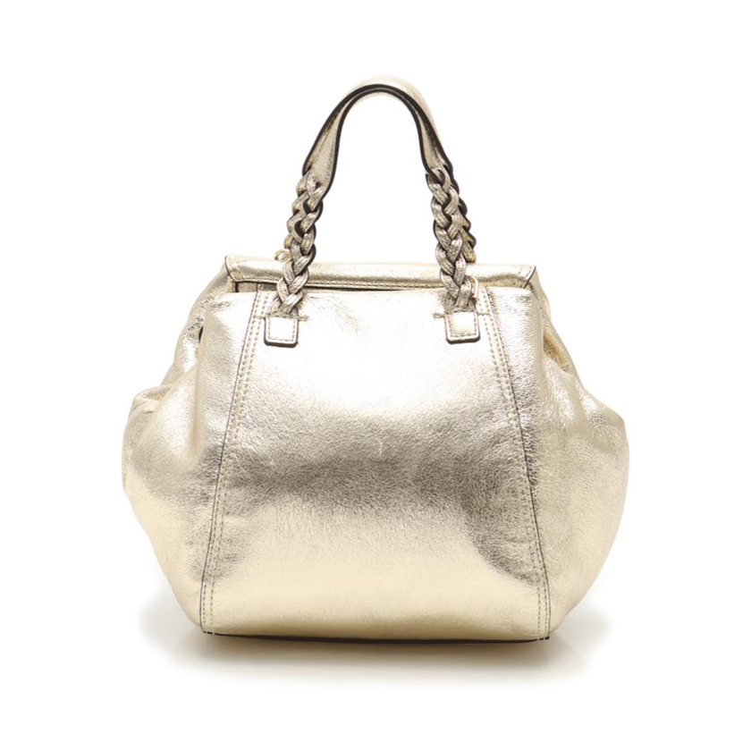 トリーバーチ(TORY BURCH)|ハンドバッグ|レザー|ゴールド|2WAY|ハイブランド・ブランド専門の中古通販サイト(560058)