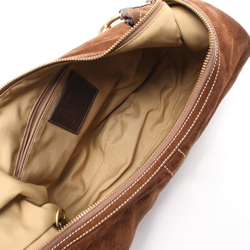 コーチ(COACH)|ワンショルダーバッグ|スエード|茶|ハイブランド・ブランド専門の中古通販サイト(560424)