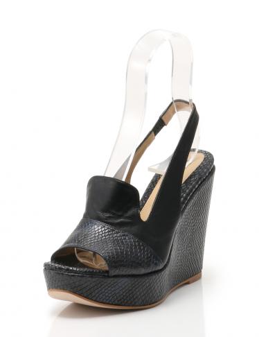 よ*う様 新品未使用　PELLICO(ペリーコ)　黒レザー×ベージュ麻のサンダル 中古・古着通販】PELLICO (ペリーコ) MARINE メッシュ サンダル