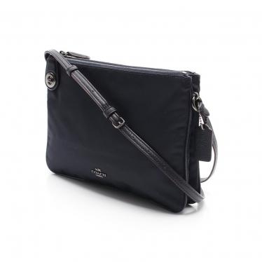 コーチ(COACH)|ショルダーバッグ|ナイロン|レザー|ネイビー|ハイブランド・ブランド専門の中古通販サイト(550281)