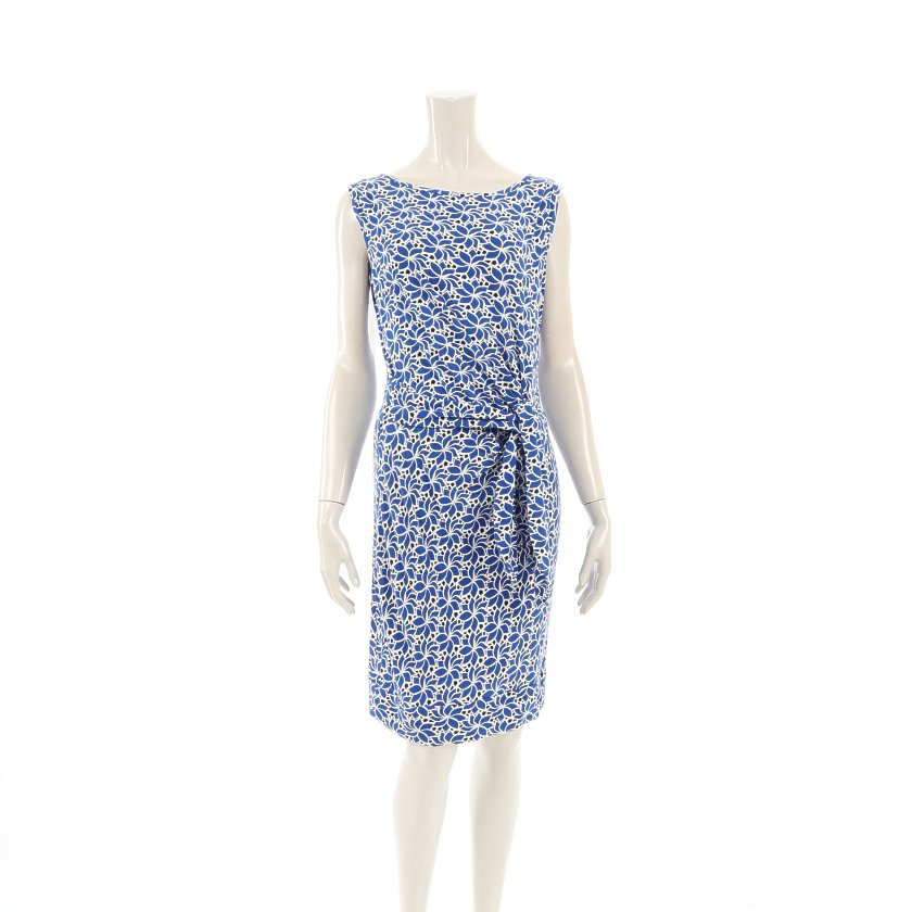 ダイアンフォンファステンバーグ Diane Von Furstenberg New Della ワンピース 花柄 レーヨン 青 白 ハイブランド ブランド専門の中古通販サイト 4657