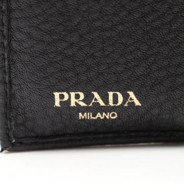 独特の上品 ⭐️ 美品 プラダ VITELLO GRAIN コンパクト 二つ折り財布 ...