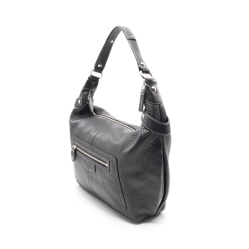コーチ(COACH)|ワンショルダーバッグ|レザー|黒|ハイブランド・ブランド専門の中古通販サイト(548249)