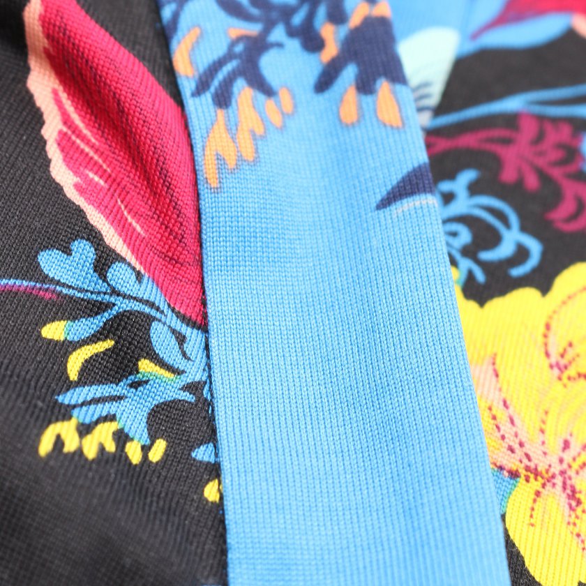 ダイアンフォンファステンバーグ Diane Von Furstenberg New Julian Short Sleeve Wrap Dress ラップ ワンピース シルク 黒 マルチカラー ハイブランド ブランド専門の中古通販サイト