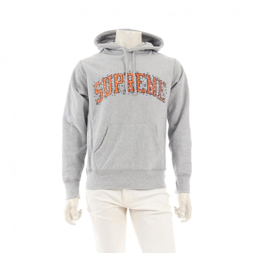 supreme water arc hooded sweatshirt black