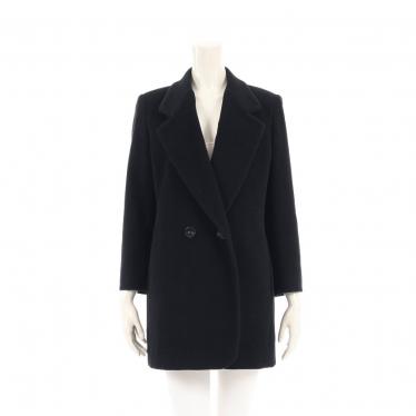 バーバリーズ Burberry S チェスターコート アンゴラ 黒 ハイブランド ブランド専門の中古通販サイト