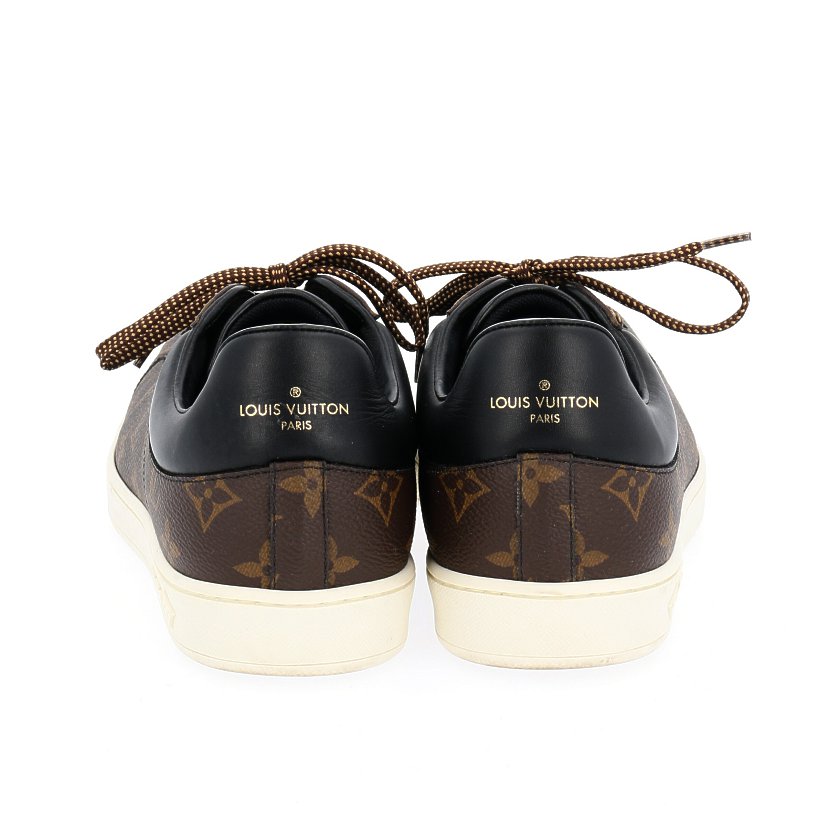 ルイヴィトン(LOUIS VUITTON)ルクセンブルグ|ライン|モノグラム|スニーカー|PVC|レザー|茶色|黒|ハイブランド・ブランド専門の中古通販サイト(589910)