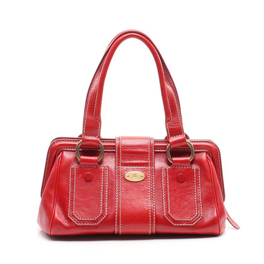 セリーヌ(CELINE)ドクターズバッグ|ハンドバッグ|レザー|赤|ハイ ...