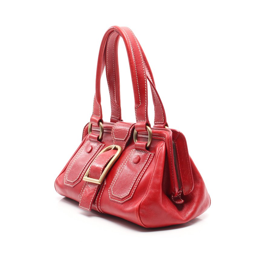 セリーヌ(CELINE)ドクターズバッグ|ハンドバッグ|レザー|赤|ハイ ...
