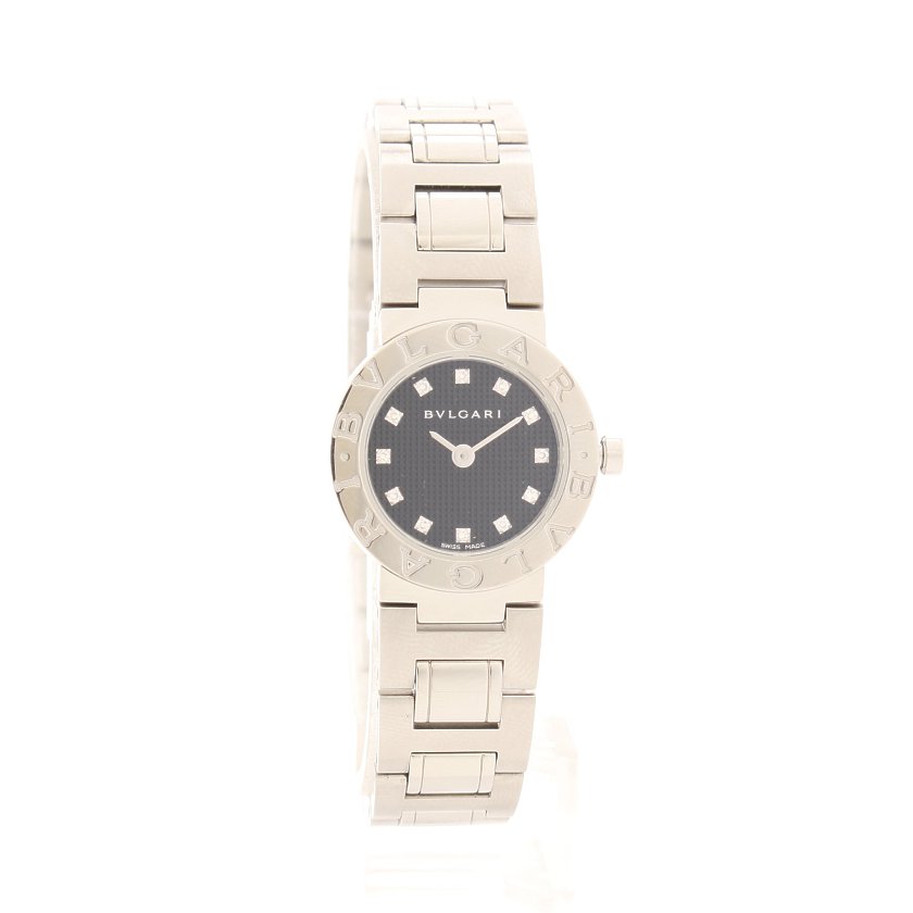 ブルガリ(BVLGARI)ブルガリブルガリ|腕時計|レディース|クオーツ|SS|ダイヤモンド|シルバー|12Pダイヤインデックス|黒文字盤|ハイブランド・ブランド専門の中古通販サイト(593073) ブルガリ(BVLGARI)ブルガリブルガリ|腕時計|レディース|クオーツ|SS|ダイヤモンド|シルバー|12Pダイヤインデックス|黒文字盤|ハイブランド・ブランド専門の中古通販サイト(593073)