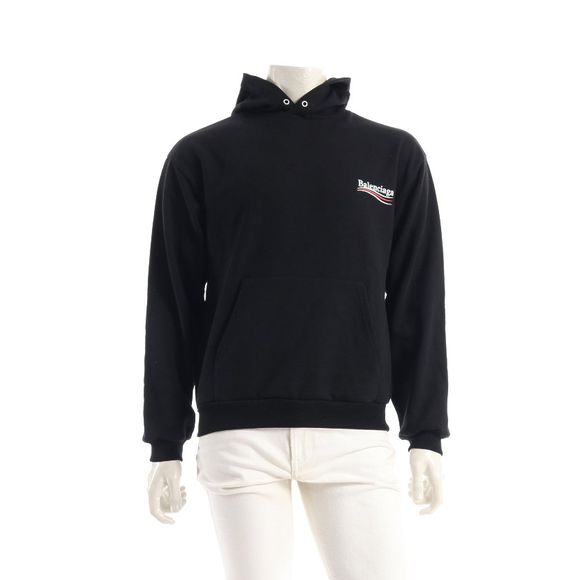 バレンシアガ(BALENCIAGA)キャンペーンロゴ|プルオーバーパーカー バレンシアガ(BALENCIAGA)キャンペーンロゴ|プルオーバーパーカー