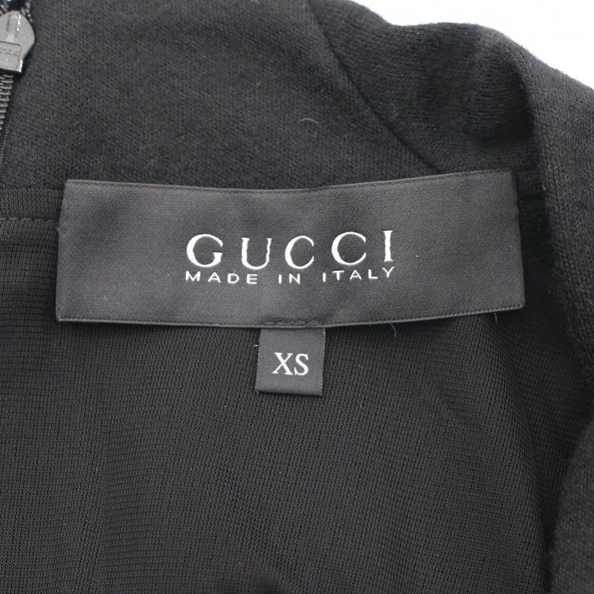 グッチ Gucci ワンピース 長袖 黒 ストレッチ ハイブランド ブランド専門の中古通販サイト 5985