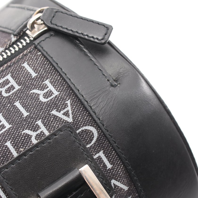 ブルガリ(BVLGARI)B-zero1|ビーゼロワン|ロゴマニア|ハンドバッグ|レザー|デニム|黒|ダークグレー|ハイブランド・ブランド専門の中古通販サイト(597991)