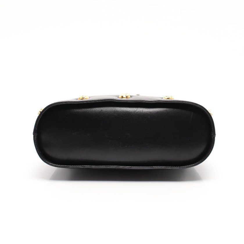 サルヴァトーレフェラガモ(Salvatore Ferragamo)|ハンドバッグ|レザー|黒|ヒールモチーフ金具|ヴィンテージ|2WAY|ハイブランド・ブランド専門の中古通販サイト(602718)