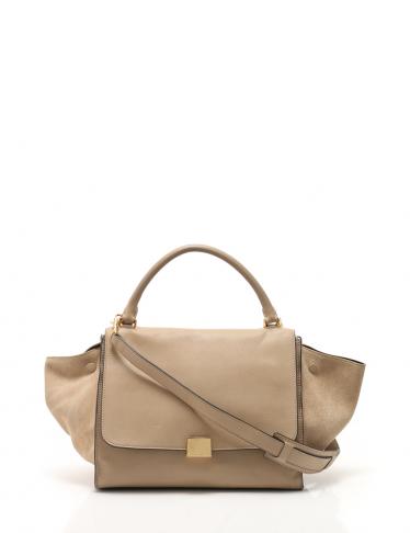 CELINE(セリーヌ) ハンドバッグ トラペーズミディアム グレー