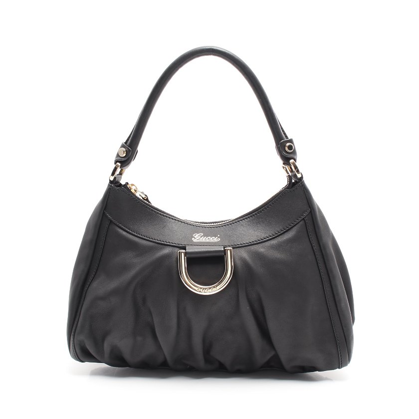 グッチ(GUCCI)アビー|ワンショルダーバッグ|レザー|黒|ハイブランド・ブランド専門の中古通販サイト(599988)
