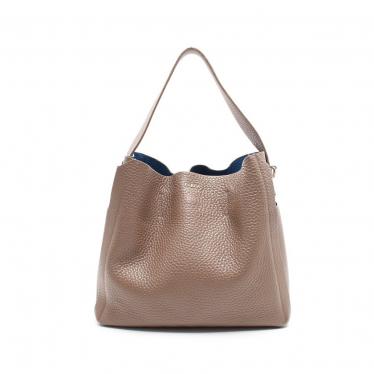フルラ(FURLA)CAPRICCIO|M|HOBO|ワンショルダーバッグ|レザー|グレーブラウン|2WAY|ハイブランド・ブランド専門の中古通販サイト(601227)