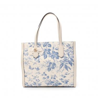 GUCCI グッチ リボンハーバリウムトートバッグ GGマーモント