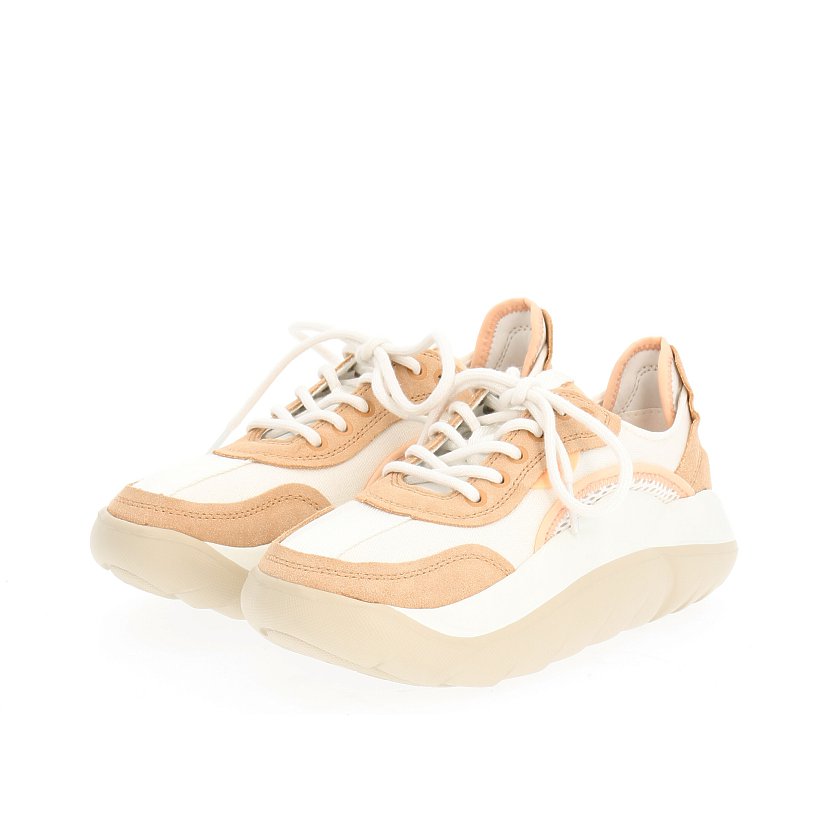 アグオーストラリア Ugg Australia La Cloud Low クラウド ロー スニーカー キャンバス スエード 白 ベージュ ピンク ss ハイブランド ブランド専門の中古通販サイト