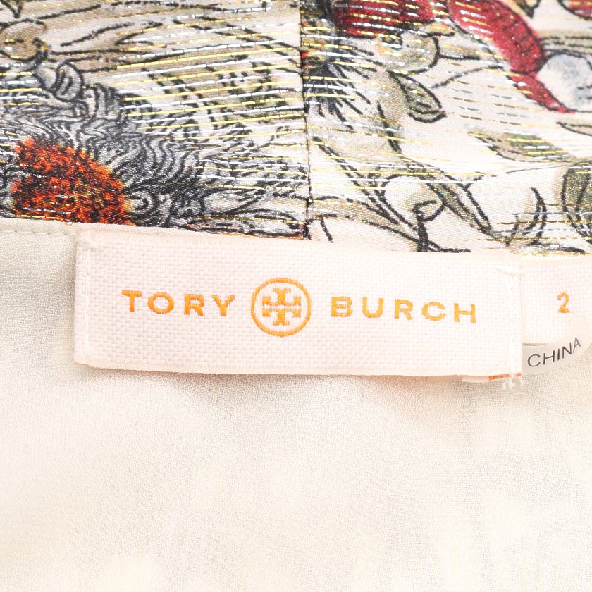 トリーバーチ(TORY BURCH)VANESSA|DRESS|MELODY|FLORAL|ワンピース|フローラル柄|シルク|ベージュ|マルチカラー|ボウタイ|金銀糸|ハイブランド・ブランド専門の中古通販サイト(607394) トリーバーチ(TORY BURCH)VANESSA|DRESS|MELODY|FLORAL|ワンピース|フローラル柄|シルク|ベージュ|マルチカラー|ボウタイ|金銀糸|ハイブランド・ブランド専門の中古通販サイト(607394)