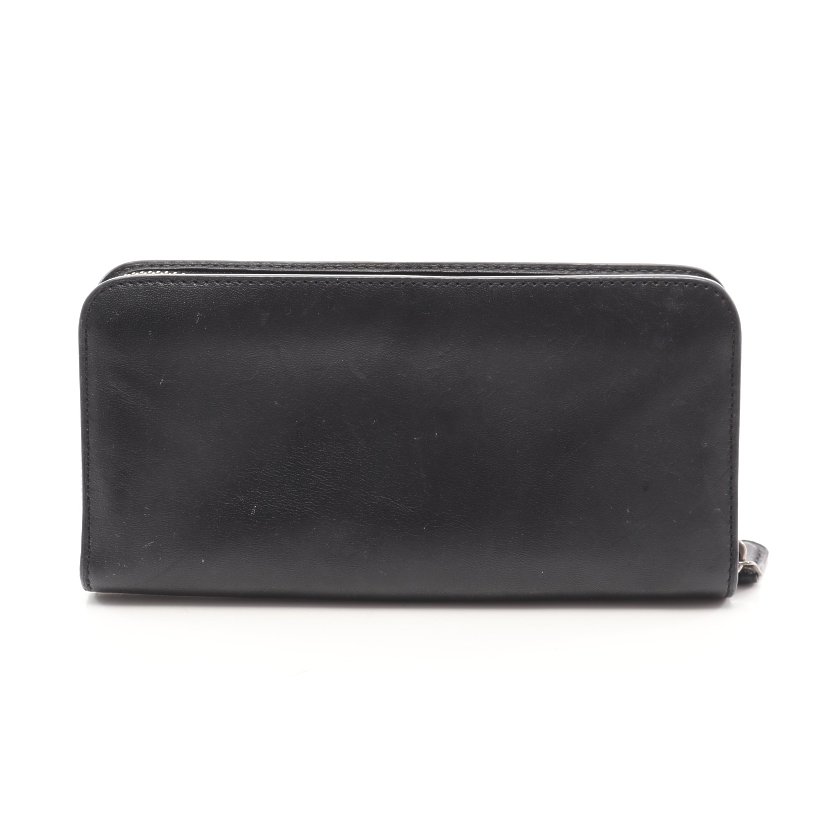 コーチ(COACH)COACH|×|Disney|ミッキー|ラウンドファスナー長財布|レザー|黒|白|ハイブランド・ブランド専門の中古通販サイト(609669)