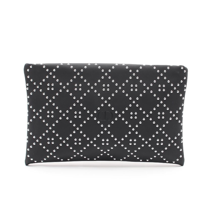 クリスチャンディオール(Christian Dior)TROUSSE|POUCH|メイクポーチ|PVC|黒|スタッズ|ノベルティ |ハイブランド・ブランド専門の中古通販サイト(611825) クリスチャンディオール(Christian Dior)TROUSSE|POUCH|メイクポーチ|PVC|黒|スタッズ|ノベルティ |ハイブランド・ブランド専門の中古通販サイト(611825)