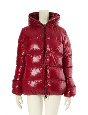 デュベティカ　THIACINQUE ダウンジャケット　♡ 赤 DUVETICA・アウター・THIA CINQUE ティアシンク フード付き