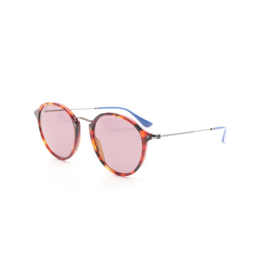 レイバン Ray Ban Round Fleck サングラス 茶色 ベージュ 青 ボストン フレーム ハイブランド ブランド専門の中古通販サイト 6794