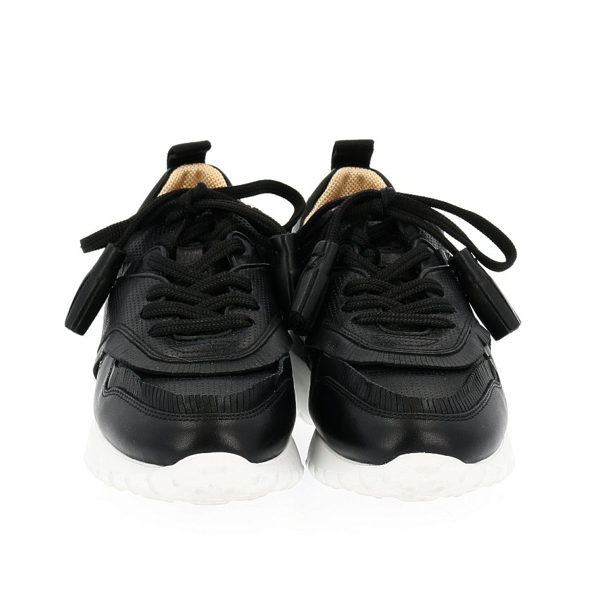 トッズ(TOD'S)|スニーカー|レザー|黒|フリンジ|ハイブランド トッズ(TOD'S)|スニーカー|レザー|黒|フリンジ|ハイブランド