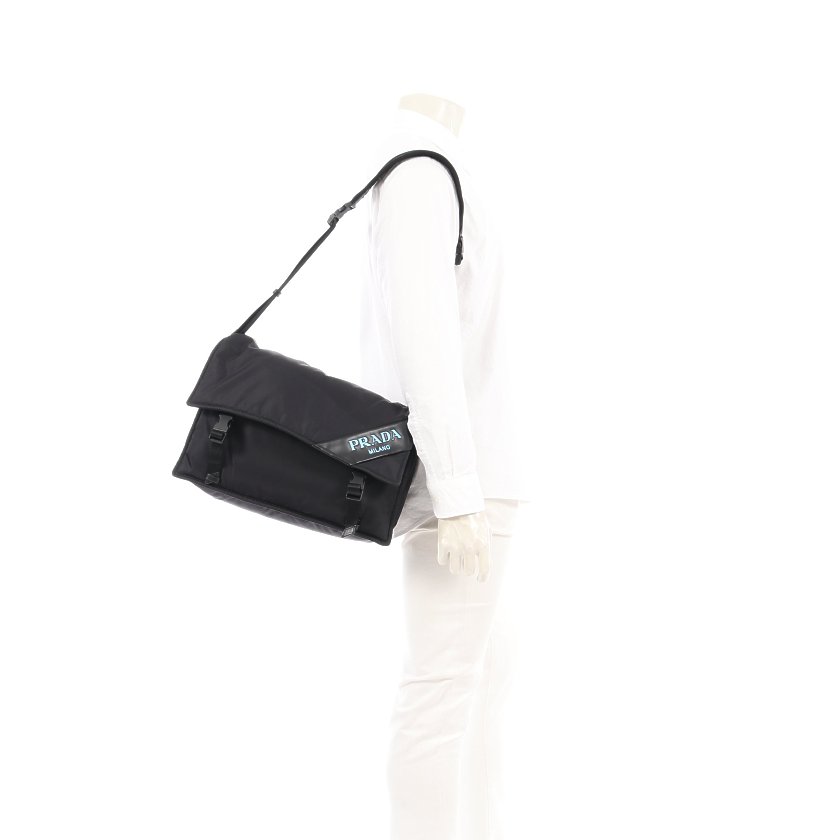 プラダ(PRADA)TESSUTO|SOFT|CA|メッセンジャーバッグ|ショルダーバッグ|ナイロン|レザー|黒|水色|ハイブランド・ブランド専門の中古 通販サイト(625862) プラダ(PRADA)TESSUTO|SOFT|CA|メッセンジャーバッグ|ショルダーバッグ|ナイロン|レザー|黒|水色|ハイブランド・ブランド専門の中古 通販サイト(625862)