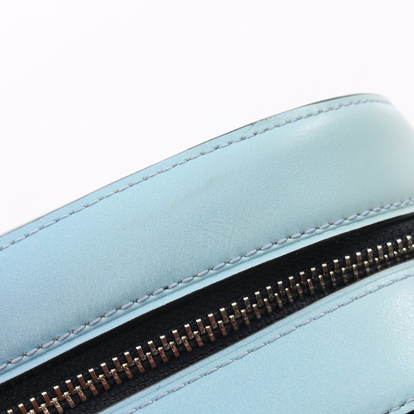コーチ(COACH)オンブレ|シグネチャー|カメラバッグ|チェーンショルダーバッグ|レザー|水色|青|ネイビー|ハイブランド・ブランド専門の中古通販サイト(629729)