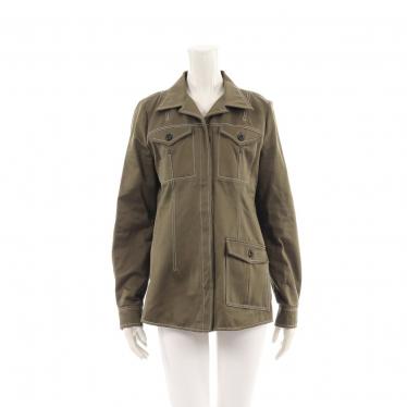 MARNI・アウター・ ワークジャケット オープンカラー カーキ