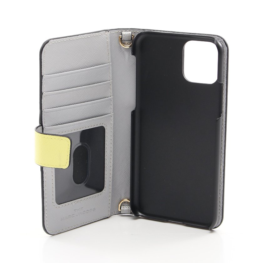 マークジェイコブス Marc Jacobs Snapshot スナップショット Iphone 11pro アイフォンケース レザー 黄色 ハイブランド ブランド専門の中古通販サイト