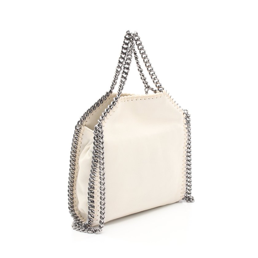 ステラマッカートニー(Stella McCartney)ファラベラ|タイニー|チェーンショルダーバッグ|フェイクレザー|アイボリー|黒|スター|ラメ|2WAY|ハイブランド・ブランド専門の中古通販サイト(633744) ステラマッカートニー(Stella McCartney)ファラベラ|タイニー|チェーンショルダーバッグ|フェイクレザー|アイボリー|黒|スター|ラメ|2WAY|ハイブランド・ブランド専門の中古通販サイト(633744)