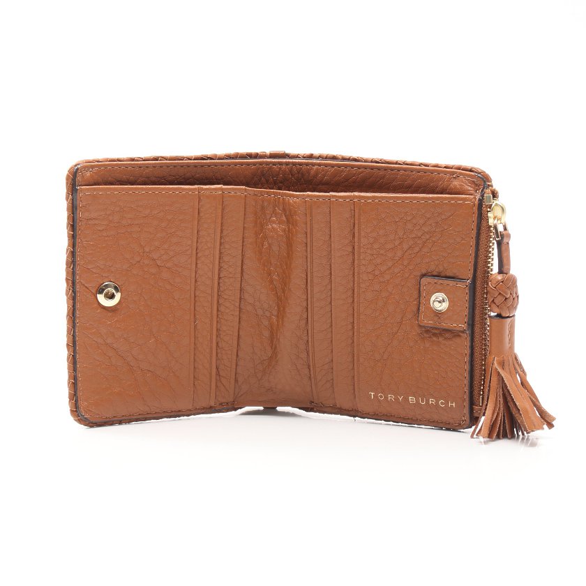 tory burch orange wallet