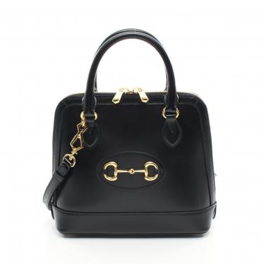 グッチ(GUCCI)ホースビット|1955|スモール|トップハンドルバッグ|ハンドバッグ|レザー|黒|2WAY|ハイブランド・ブランド専門の中古通販サイト(633666) グッチ(GUCCI)ホースビット|1955|スモール|トップハンドルバッグ|ハンドバッグ|レザー|黒|2WAY|ハイブランド・ブランド専門の中古通販サイト(633666)