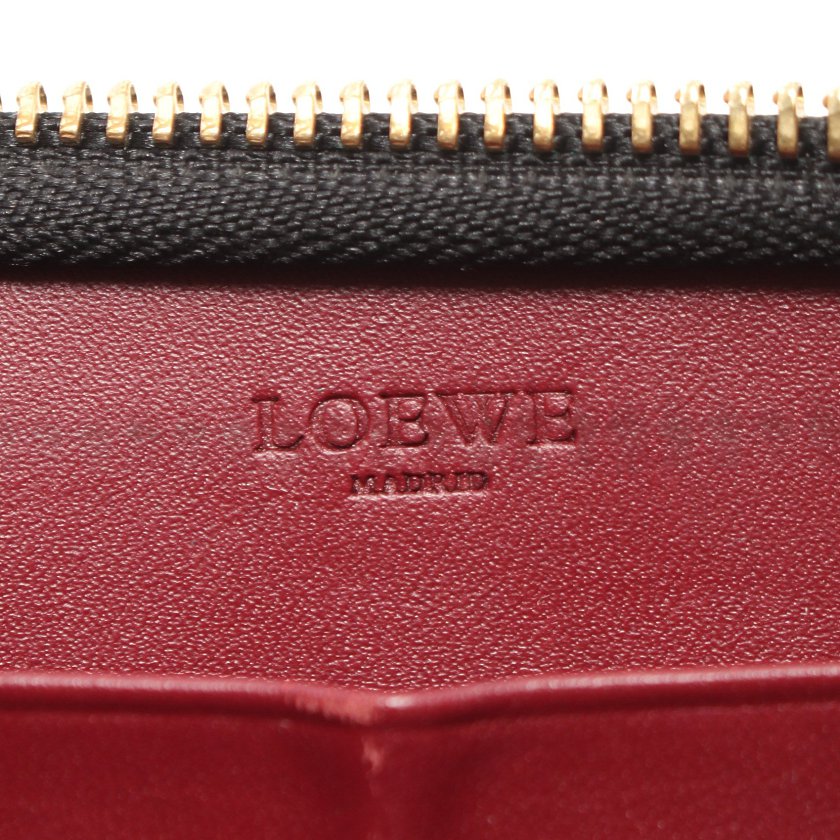 ロエベ(LOEWE)|ラウンドファスナー長財布|レザー|黒|ハイブランド・ブランド専門の中古通販サイト(636159)