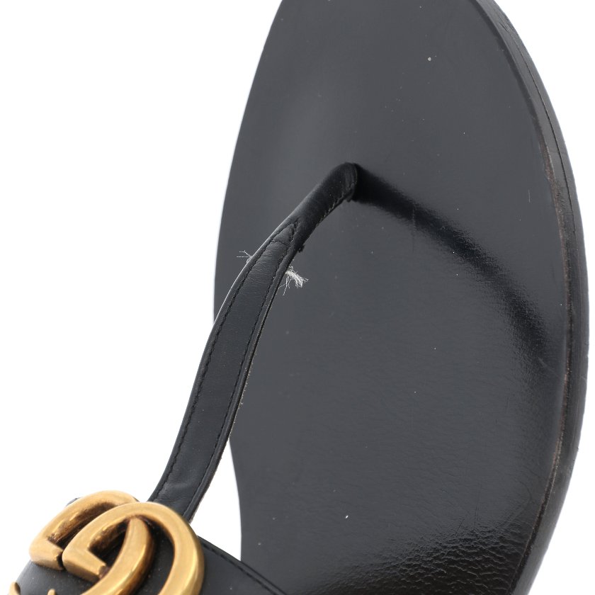 グッチ(GUCCI)ダブルG|付き|トング|サンダル|レザー|黒|ハイブランド・ブランド専門の中古通販サイト(635674) グッチ(GUCCI)ダブルG|付き|トング|サンダル|レザー|黒|ハイブランド・ブランド専門の中古通販サイト(635674)