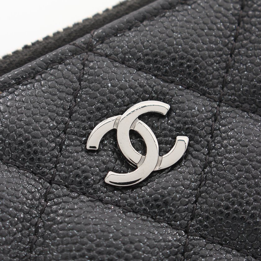 シャネル(CHANEL)マトラッセ|チェーンウォレット|キャビアスキン|黒|シルバー金具|ハイブランド・ブランド専門の中古通販サイト(634710) シャネル(CHANEL)マトラッセ|チェーンウォレット|キャビアスキン|黒|シルバー金具|ハイブランド・ブランド専門の中古通販サイト(634710)