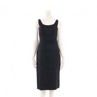 プラダ Prada デニム ワンピース コットン 黒 ハイブランド ブランド専門の中古通販サイト