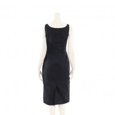 プラダ Prada デニム ワンピース コットン 黒 ハイブランド ブランド専門の中古通販サイト