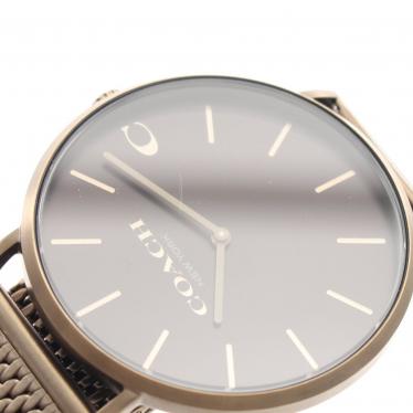 コーチ Coach Charles チャールズ メンズ 腕時計 クオーツ Ss ブロンズ ダークブラウン文字盤 ハイブランド ブランド専門の中古通販サイト 6911