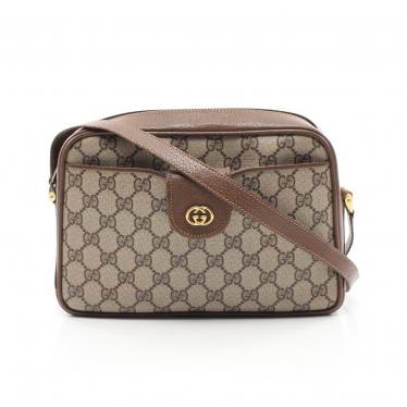 グッチ(GUCCI)オールドグッチ|GGプラス|ショルダーバッグ|PVC|レザー|ベージュ|茶色|ハイブランド・ブランド専門の中古通販サイト(637431) グッチ(GUCCI)オールドグッチ|GGプラス|ショルダーバッグ|PVC|レザー|ベージュ|茶色|ハイブランド・ブランド専門の中古通販サイト(637431)